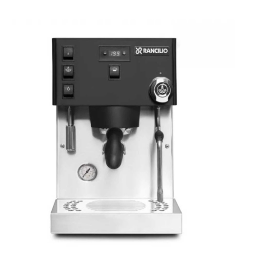 Rancilio Silvia Pro X Espresso Machine Stainless Steel Black